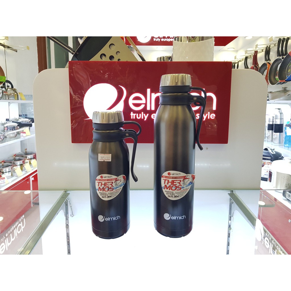 Bình giữ nhiệt Elmich inox 304 500ml 750ml - 3656, 3657