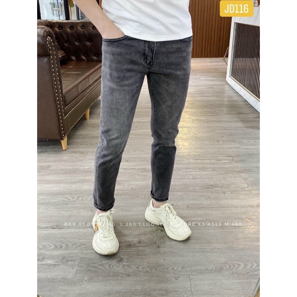 Quần jean nam đen rách cao cấp chất bò co giãn tốt vải dày đẹp,form chuẩn-tara_shop96