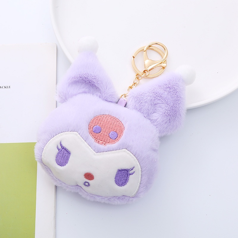SANRIO Móc Khóa Hình Kuromi Nhồi Bông Đáng Yêu