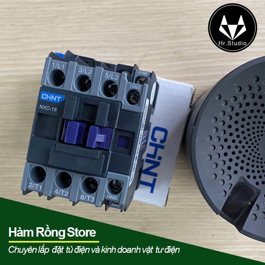 Khởi động từ Contactor CHINT 18A mạch điều khiển 1 pha NXC 18