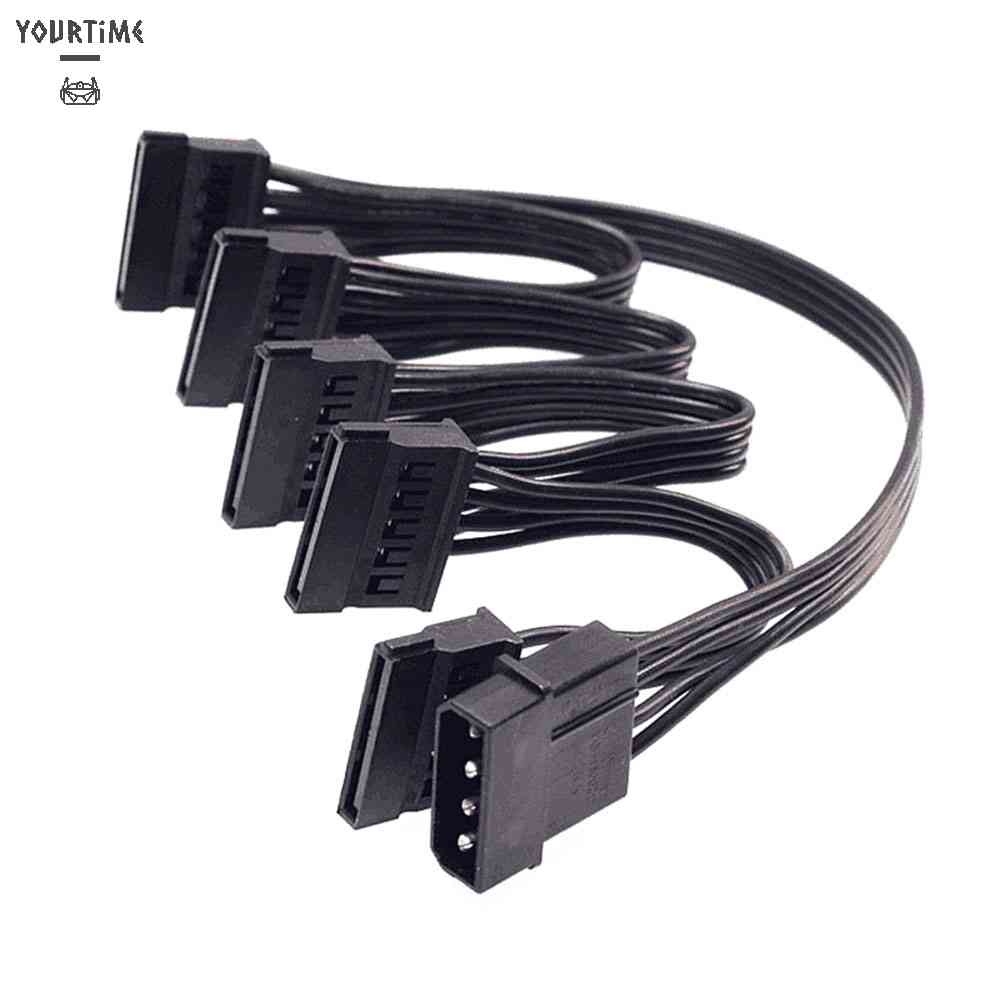 Cáp Chia Nguồn Molex 4 Pin 1 Sang 5 SATA 15 Pin 78cm Chuyên Dụng