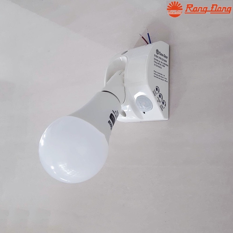 Đui đèn cảm biến Rạng Đông E27 PIR