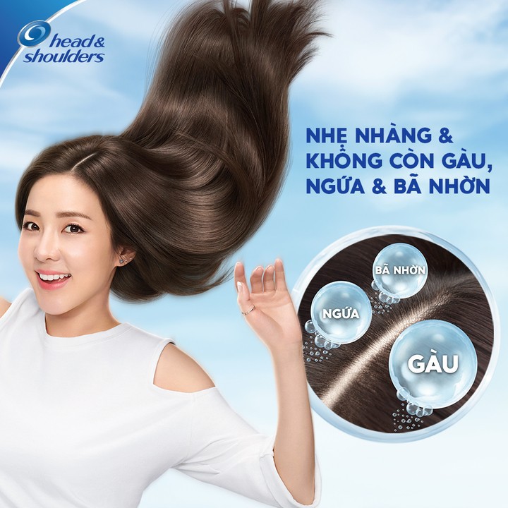COMBO 2 Chai dầu gội Head&amp;Shoulders Bạc hà 1200ml x2