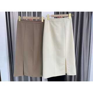 Chân váy cạp cao chữ A