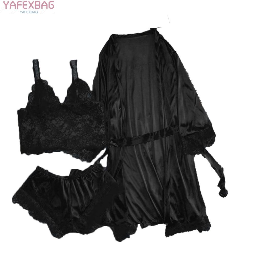 Đồ ngủ tay dài phối ren plus size M-2XL
 | BigBuy360 - bigbuy360.vn