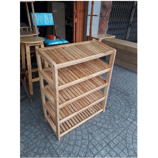 MIỄN SHIP Kệ Giầy Dép Gỗ 5 Tầng 62cm