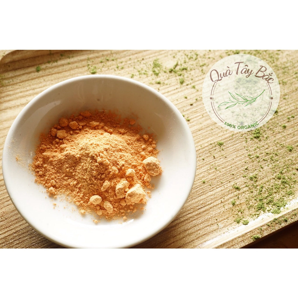 Bột Cà Rốt Nguyên Chất sấy lạnh ăn Eatclean, detox, đắp mặt
