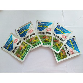 Thuốc trừ bệnh cây trồng Daconil 75WP Trị thán thư sương mai phấn trắng lỡ cổ rễ ghẻ sẹo - 15g