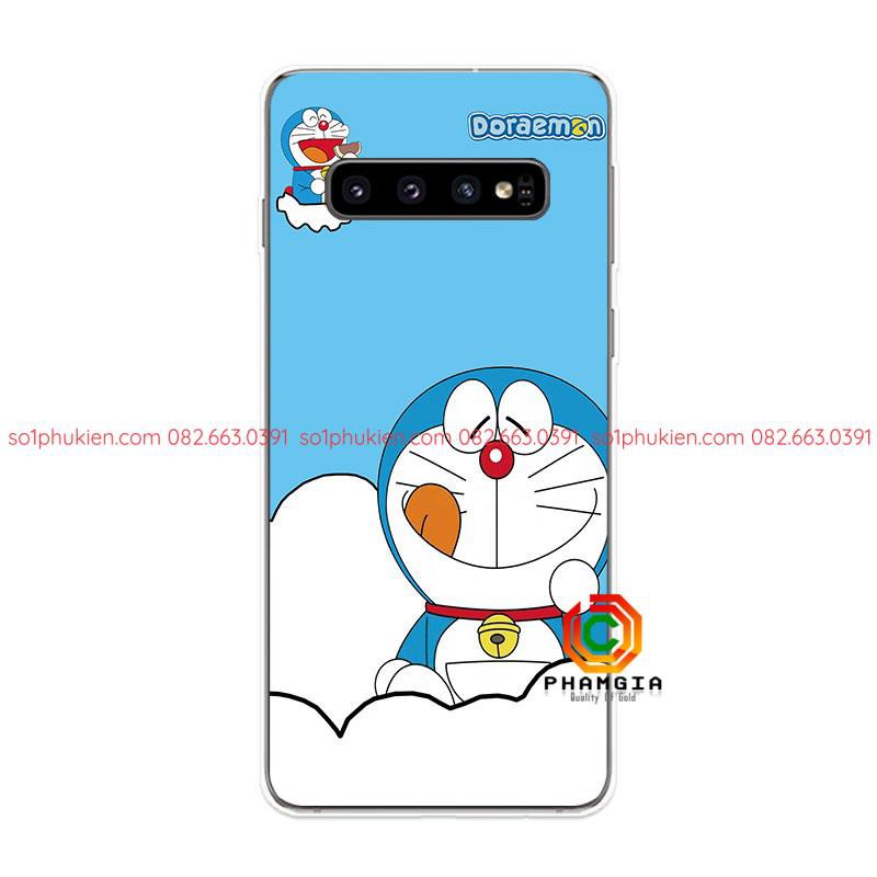 Ốp Lưng Samsung Galaxy S9 S9+ S10 S10+ Plus S10e S10 Lite dẻo in hình Doraemon đẹp