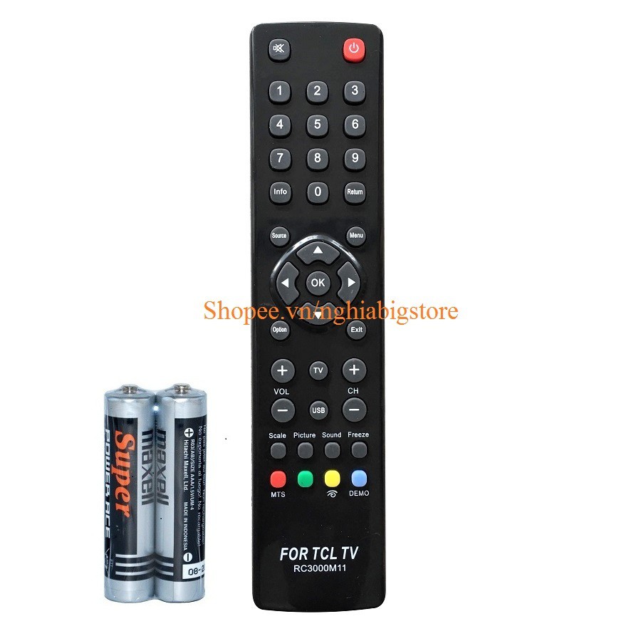 Remote Điều Khiển Tivi TCL, TV LCD, LED RC3000M11