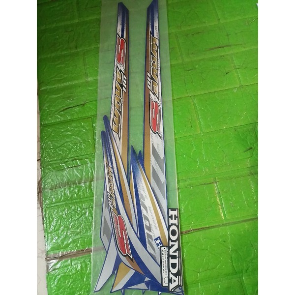 Bộ tem wave S 2012 màu xanh 110 new