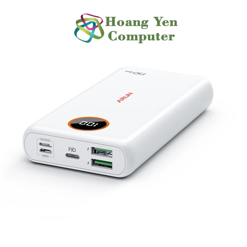 Sạc Dự Phòng Arun FC20P 20000mAh (PD18W QC3.0) Sạc Nhanh 2 Chiều Type C - BH 1 Năm - Hoàng Yến Computer