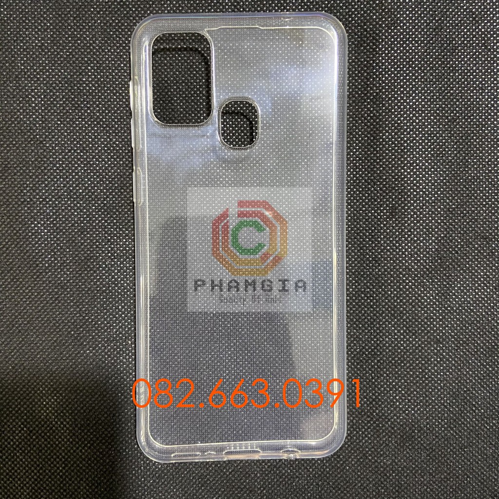 Ốp lưng Samsung M31 loại dẻo đen và loại dẻo trong viền gồ bảo vệ cam bền đẹp