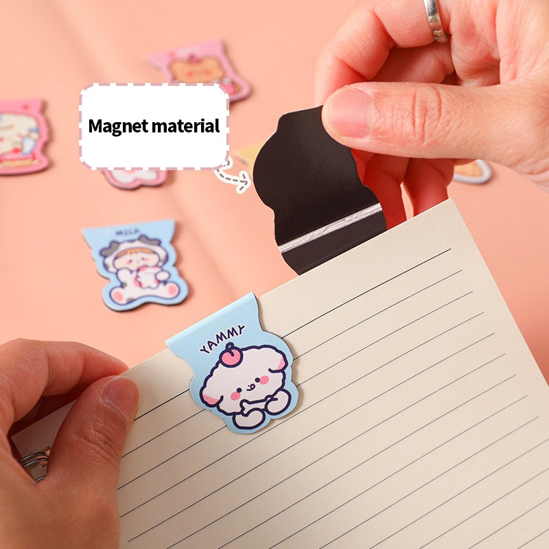 Kẹp giấy nam châm hình gấu hoạt hình sáng tạo