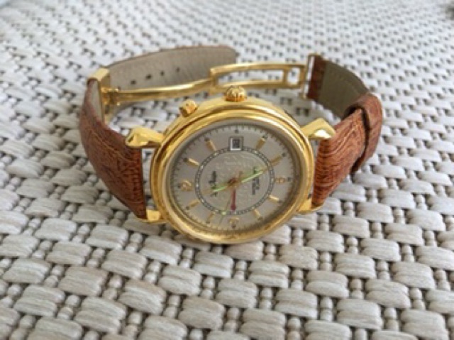 Đồng hồ Nam Louis Philippe Quartz - Có báo thức Đồng hồ chính hãng nguyên zin máy Nhật Thiết kế phong cách sang trọng