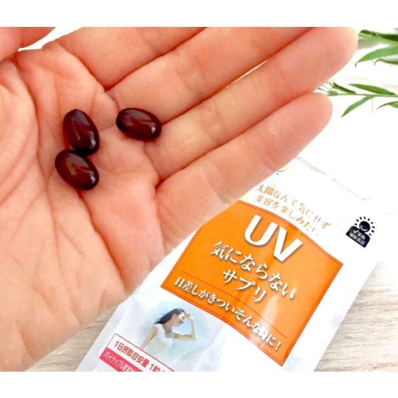 Viên uống chống nắng UV Care Plus+ Block 100 30/45 viên,chống nắng nội sinh chống tia uv