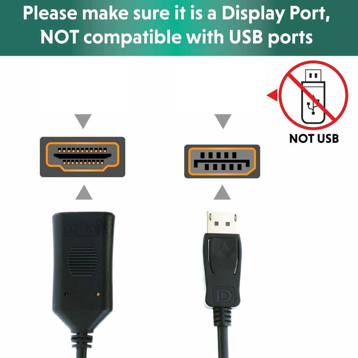 Bộ Chuyển Đổi Cổng Dp Sang Hdmi 4k60hz | BigBuy360 - bigbuy360.vn