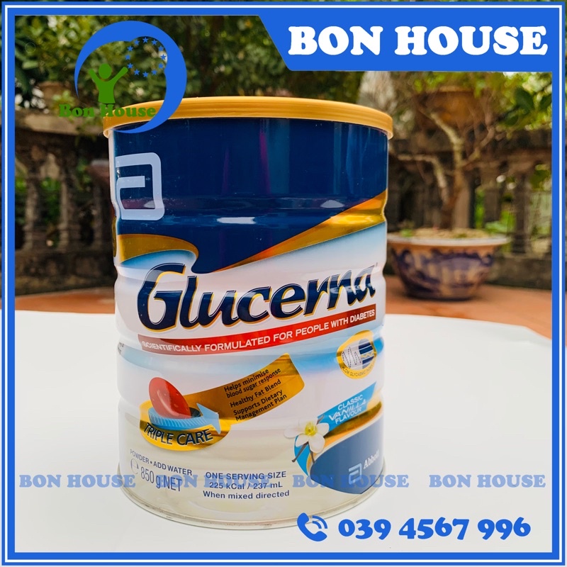 Hộp sữa Glucerna cho người tiểu đường 800g