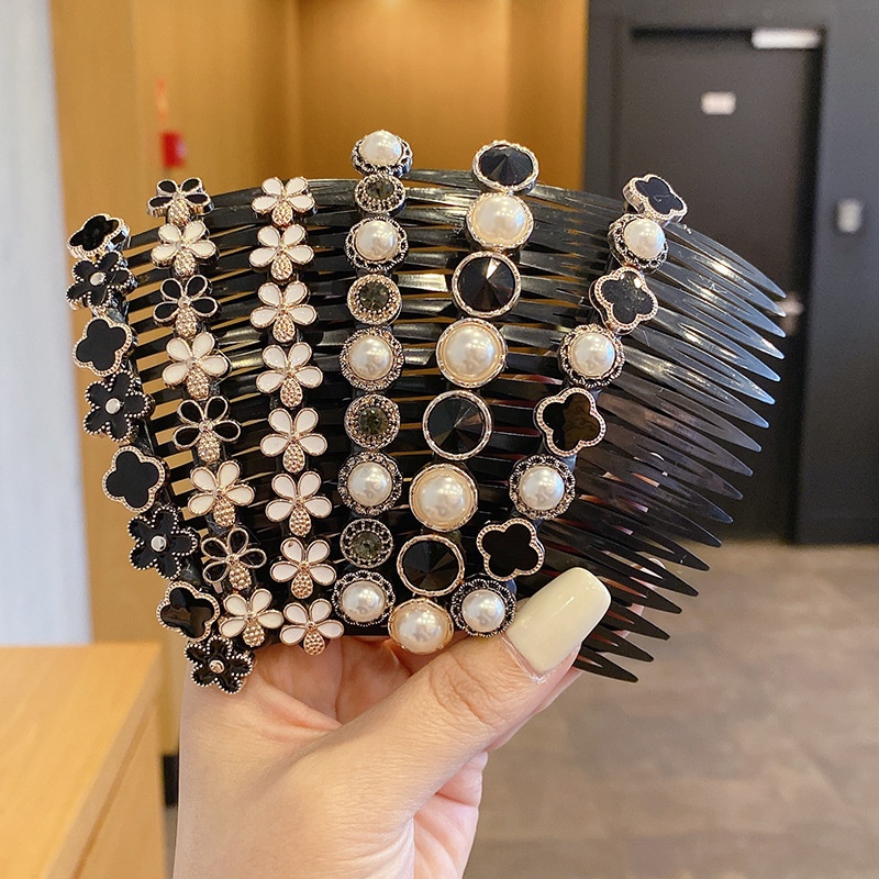 Lược cài tóc đính ngọc trai thời trang Hàn Quốc cho nữ