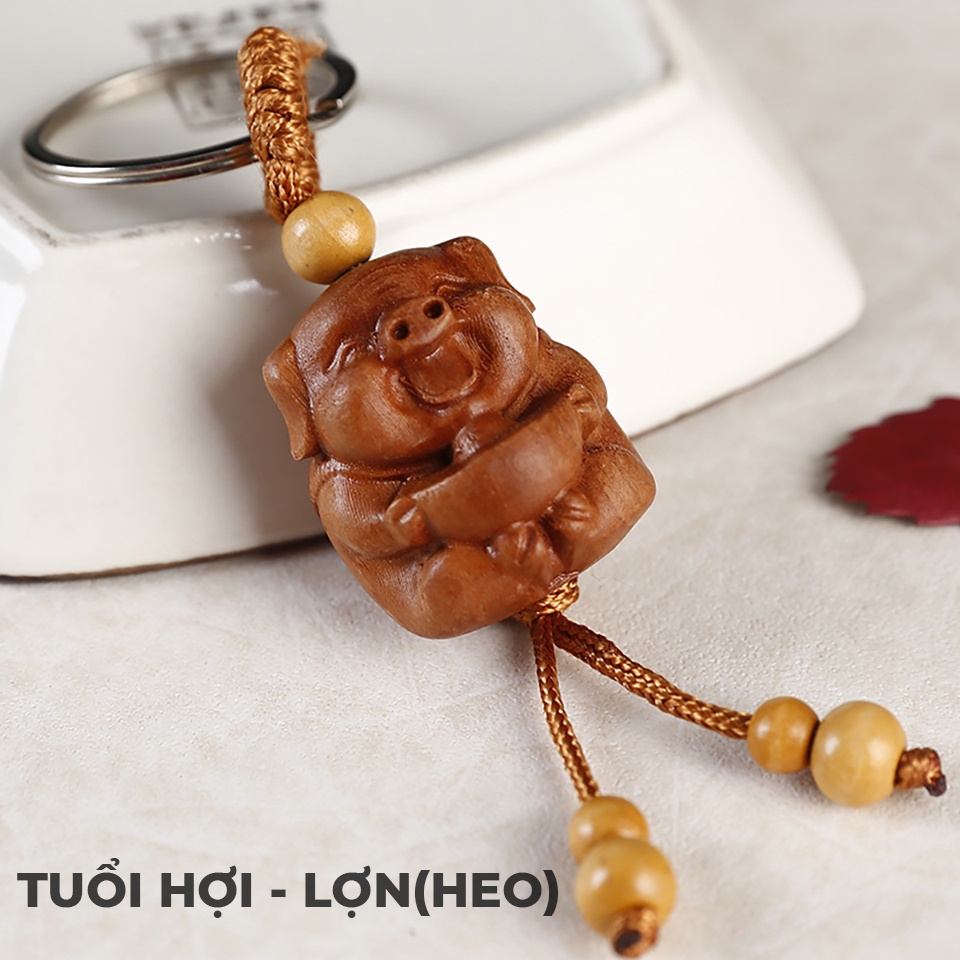 ✅ Móc Khóa Bằng Gỗ Quý 12 Con Giáp Phong Thủy Theo Bản Mệnh: Thu Tài, Hút Lộc, May Mắn, Bình An