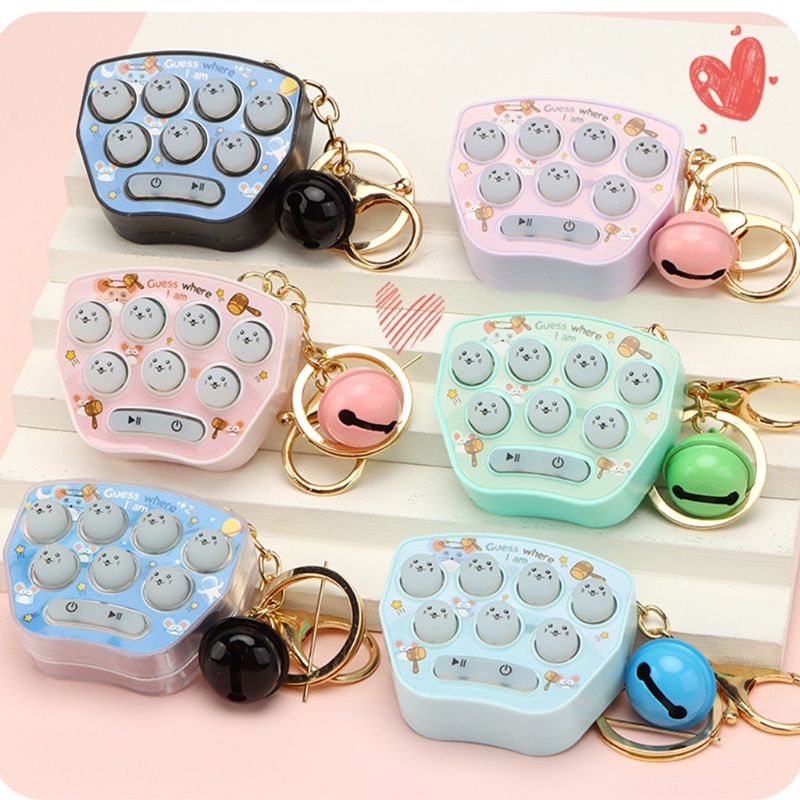 ✿ Móc Khóa Hình Chuột Hamster 1.77X0.79X2.2 Inch Dễ Thương