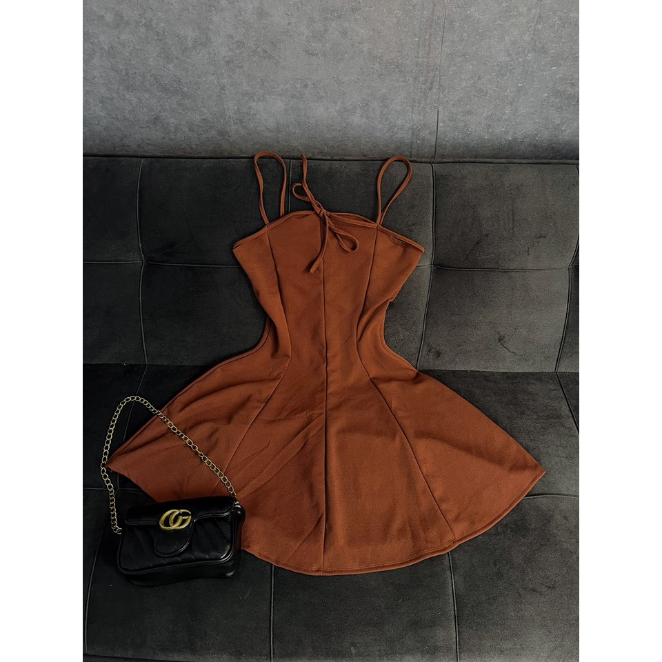 Đầm Body 2 dây Sexy TIBU, Đầm dự tiệc đuôi cá đi chơi Dáng Ôm Hở Lưng Gợi Cảm cực xinh