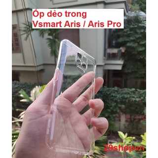 Ốp Vsmart Aris / Aris Pro dẻo trong suốt (Loại đẹp)