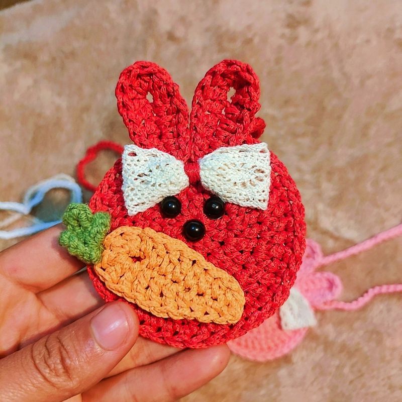 Túi tỏi tránh vía dữ cho bé hình thỏ cà rốt - Pandakids
