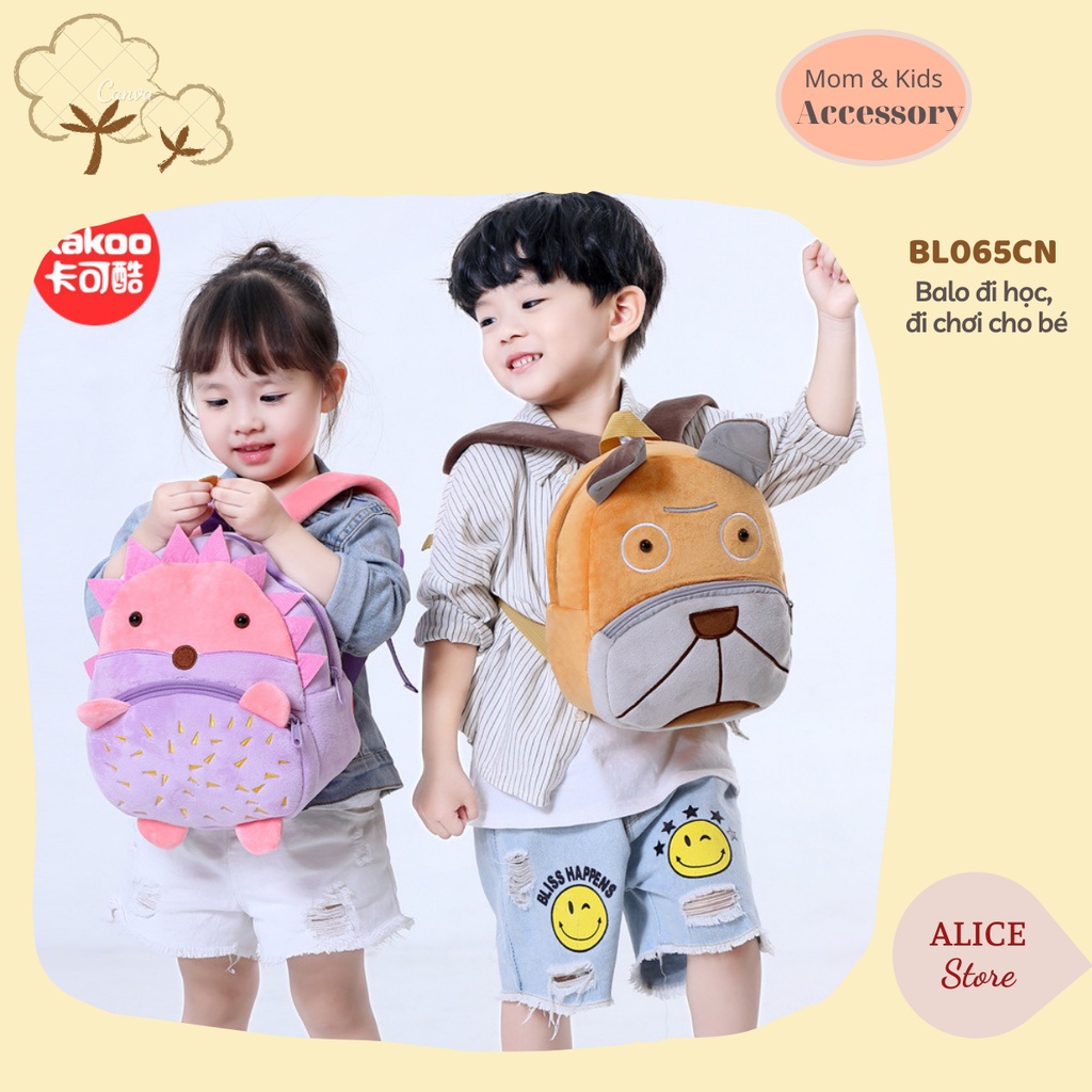 Balo cho bé 💕FREESHIP💕Hàng nhập Quảng Châu balo vải cho bé đi học mẫu giáo