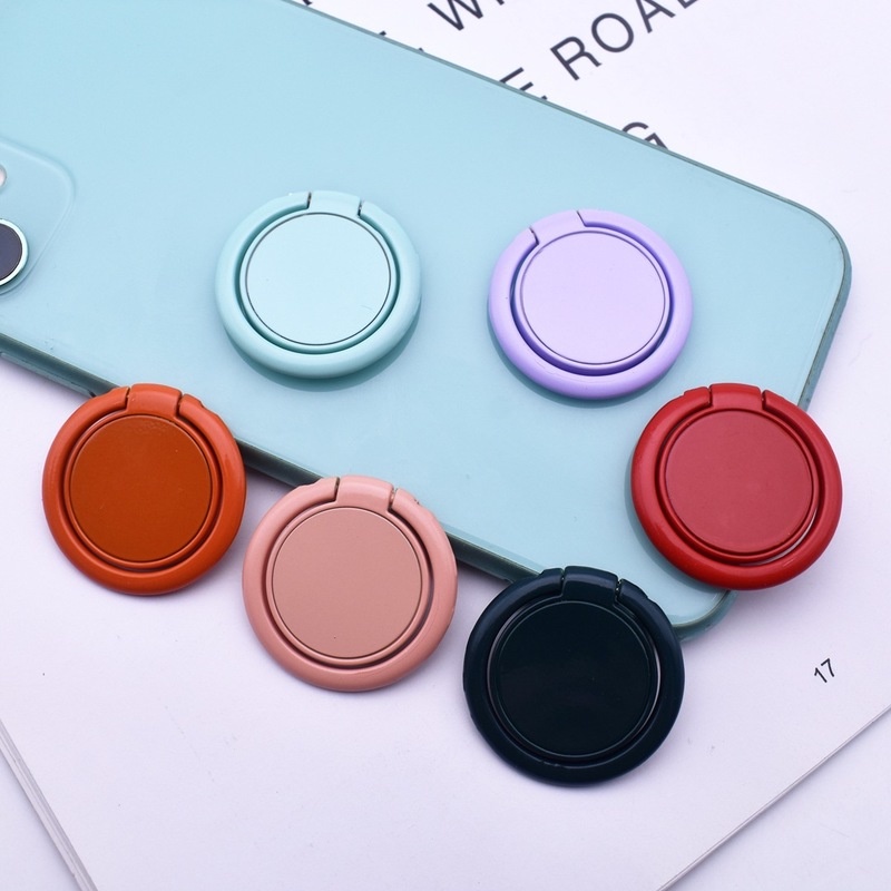 Nhẫn Đỡ Điện Thoại Siêu Mỏng Có Thể Xoay 360 Độ Tương Thích Với iPhone &amp; Android° Giá Đỡ Điện Thoại Dạng Xoay Bằng Kim Loại Tiện Dụng