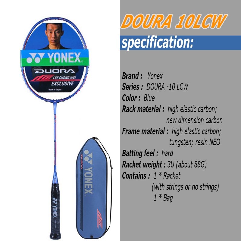 Vợt Cầu Lông Yonex Doura 10lcw/Lt Phiên Bản Giới Hạn Chất Lượng Cao