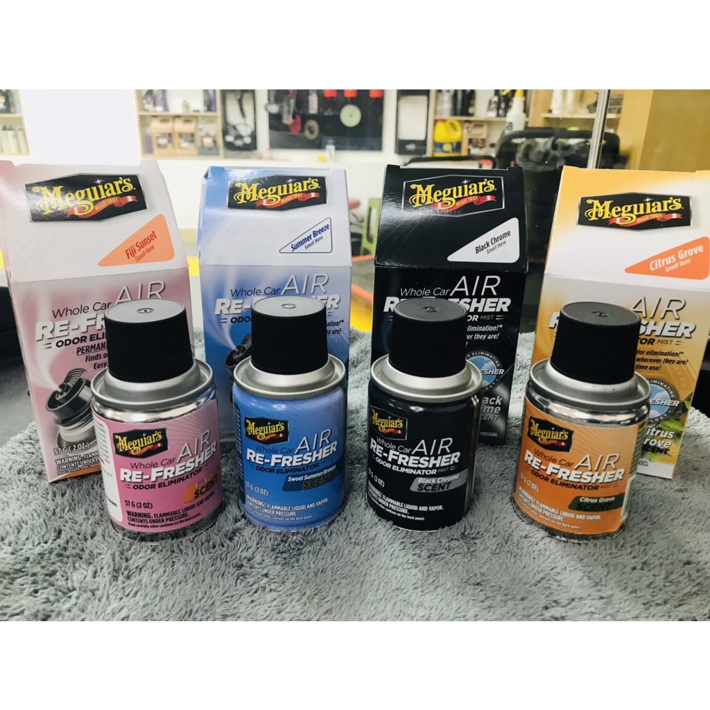 Meguiar's - Combo 2 lọ mix  Khử mùi điều hòa, diệt khuẩn nội thất ô tô