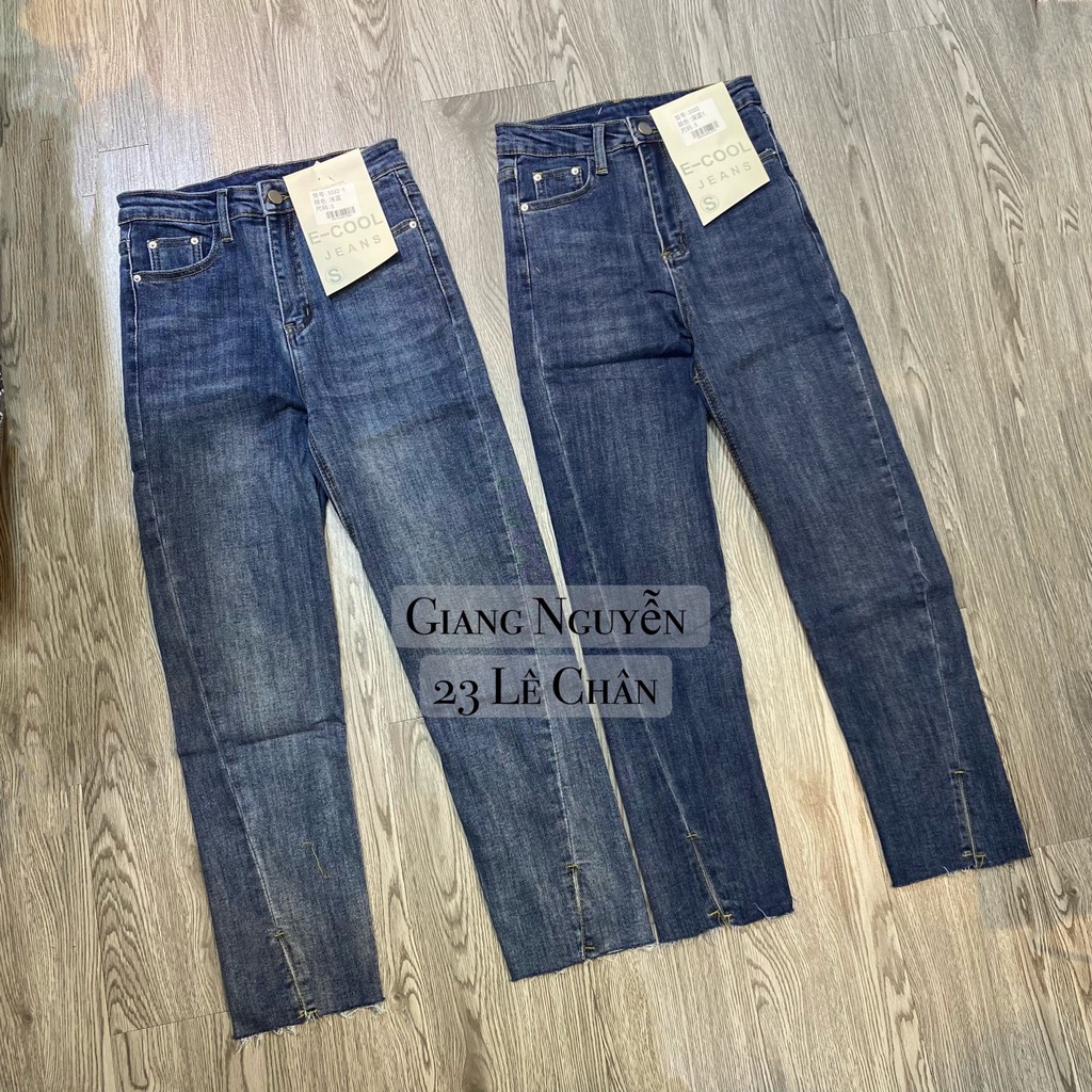 Jean E-cool 3332 vặn xẻ gấu 2m sml