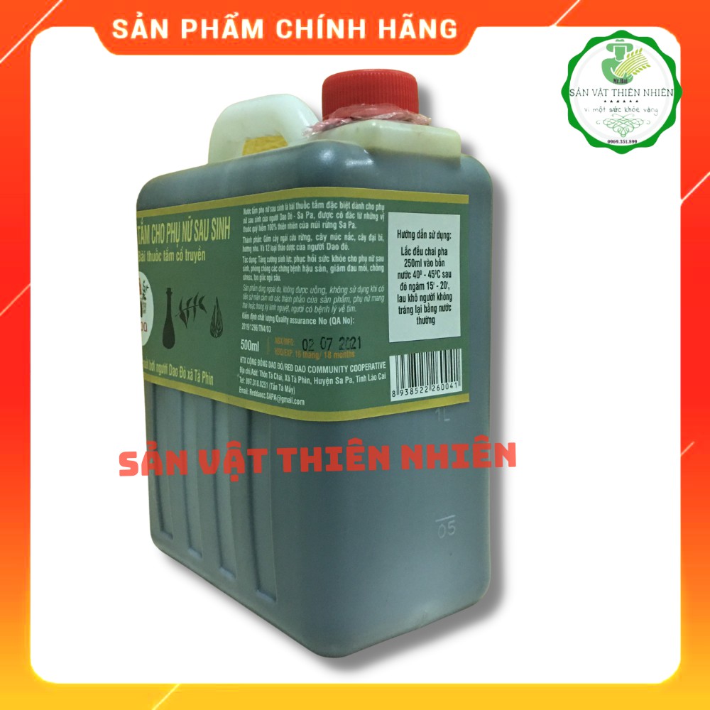 [Giá tận gốc] Nước tắm Dao Đỏ Sapa sau sinh (2lit) cô đặc phục hồi sức khỏe phụ nữ sau sinh hiệu quả 100% tiện dụng