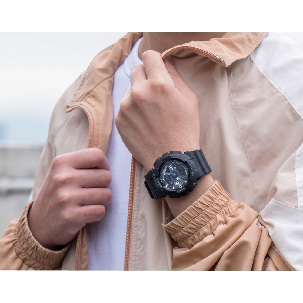 Đồng Hồ Thể Thao Nam Nữ CASIO G-Shock GA-110-BDR  Chống va đập, ảnh thật, full box , Autolight , chống nước chống shock | BigBuy360 - bigbuy360.vn