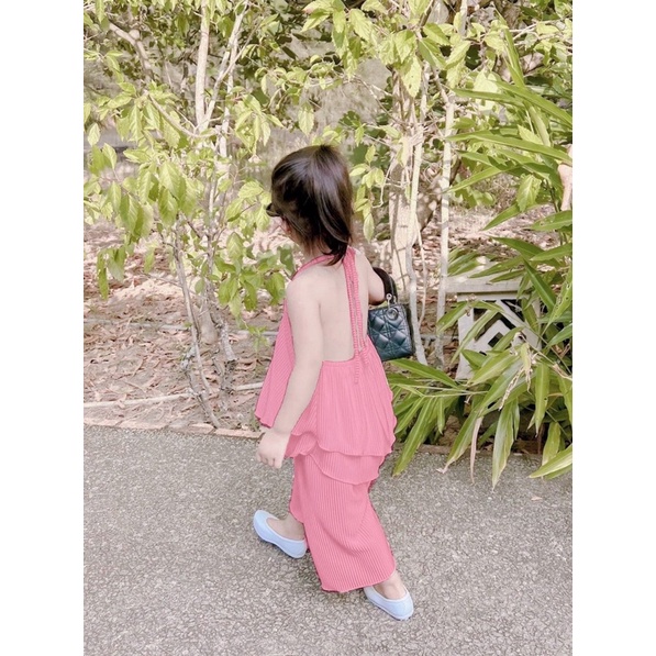 Set dập ly yếm lá cho bé gái