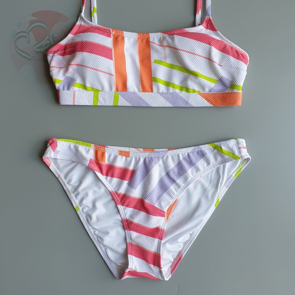 Bộ bơi hai mảnh hoạ tiết cắt cạnh ấn tượng Aero xuất khẩu Mỹ