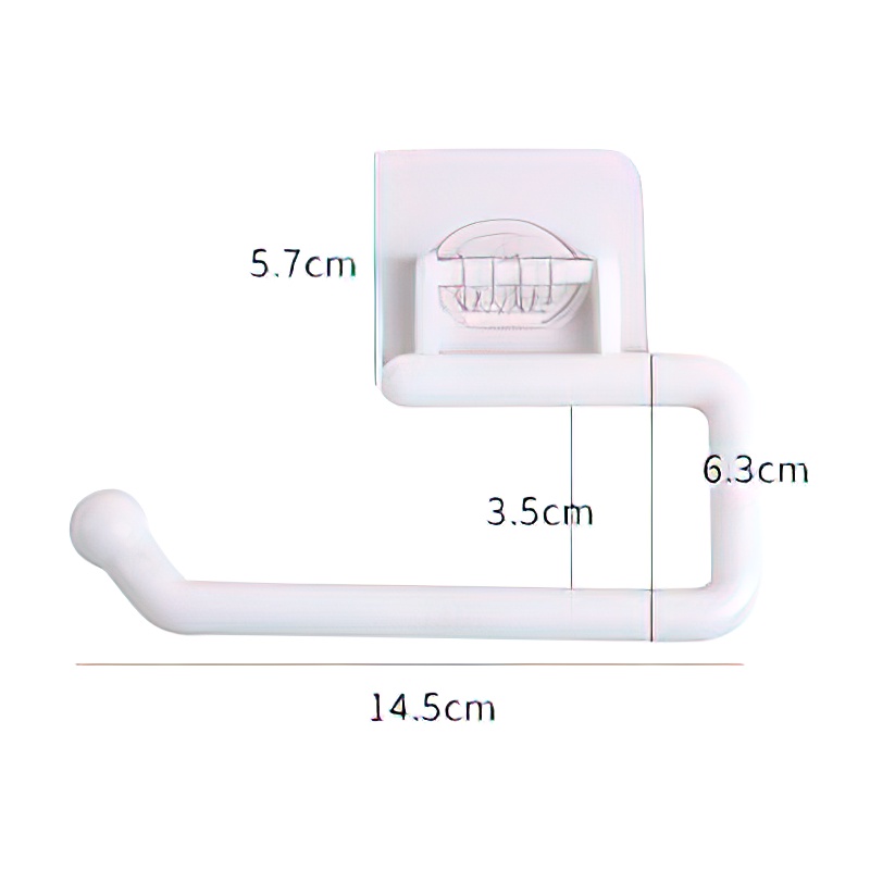 Móc treo khăn bằng nhựa không đục lỗ cho nhà bếp nhà tắm