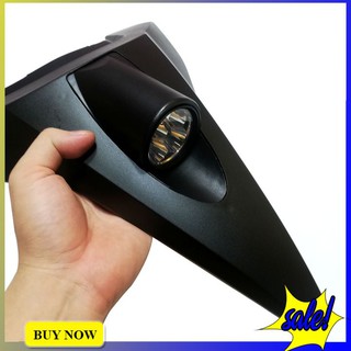 Mặt nạ Vario chế đèn trợ sáng L4 màu đen