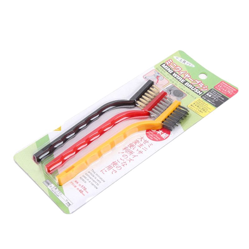 3 bàn chải vệ sinh bếp gas bằng sợi kim loại