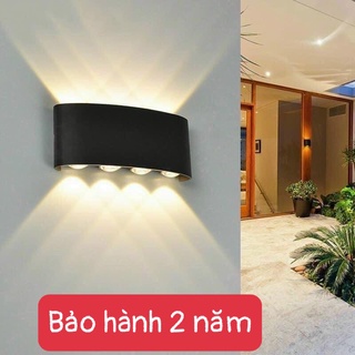 Đèn hắt tường, đèn tường ngoài trời, đèn hắt 8 tia