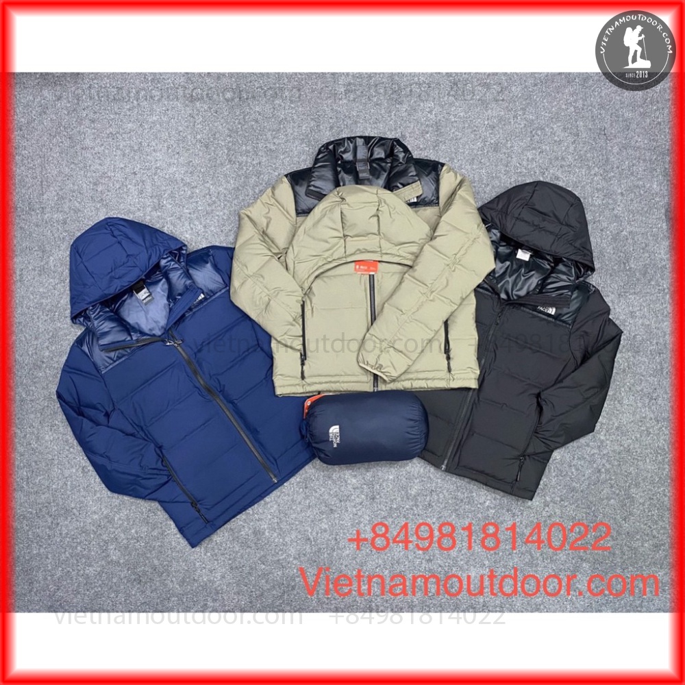 Áo khoác lông vũ nam The North Face siêu nhẹ - Áo phao lông vũ nam cực ấm có thể cuộn nhỏ