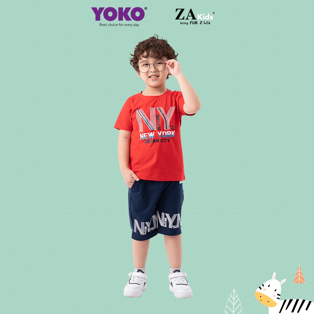 Bộ Quần Áo Thun Tay Ngắn Bé Trai (1-5 Tuổi) YOKO KID'S FASHION 20451T