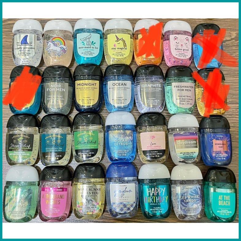 Gel Rửa Tay Khô Bath &amp; Body Works HÀNG CHÍNH HÃNG Dung Tích 29ml
