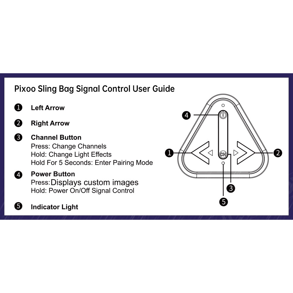 Màn hình LED của Túi đeo chéo Divoom Pixoo Slingbag , Túi đeo vai chống nước đeo chéo, Ứng dụng Divoom tích hợp #5