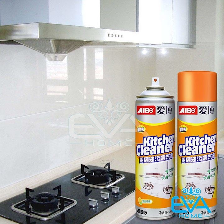 Bình Xịt Bếp Bọt Tuyết Kitchen Cleaner Bình Màu Cam Tẩy Rửa Siêu Sạch