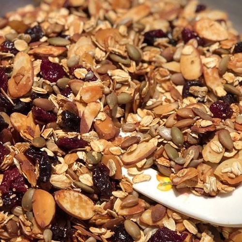 Granola Siêu Hạt DK Harvest- Ngũ Cốc Giảm Cân Nướng Mật Ong - Hương Vị Truyền Thống - Trọng lượng 150g/250g/500g