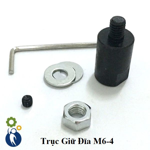 Trục Giữ Đĩa Cắt M6-4 (Lỗ trục 4mm)