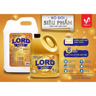 NƯỚC GIẶT LORD GOLD 10 KG 6 in 1
