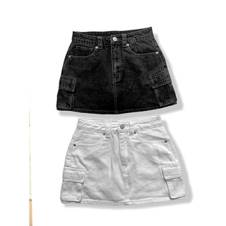 AfterBefore | Váy Quần Denim Tulip 2 Màu